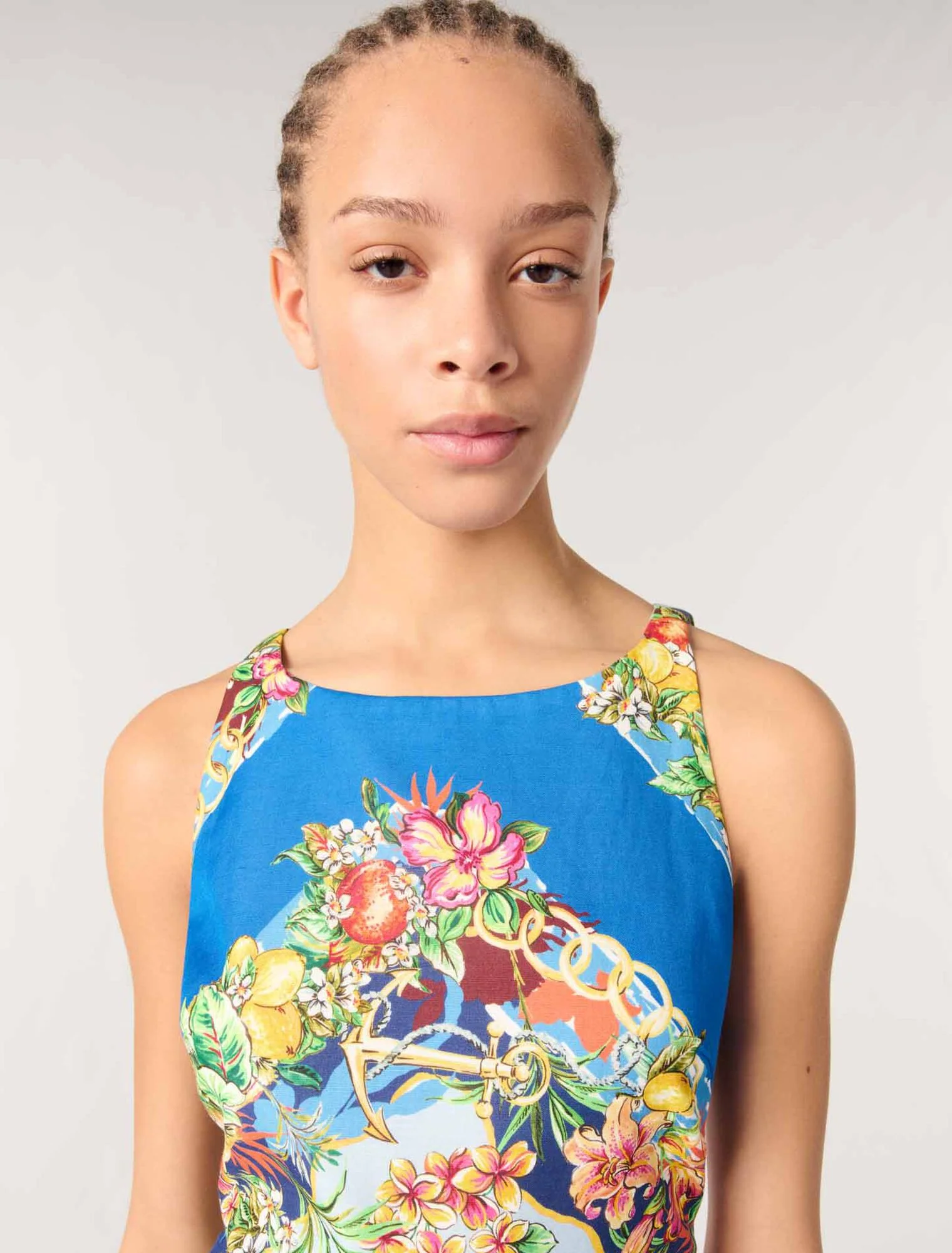 Patterned shift dress Multicolor Floral Print - Image 5