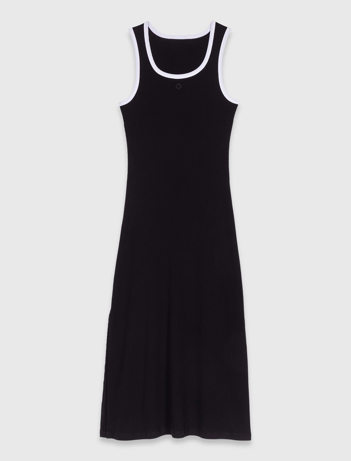 Jersey tank dress Black - Image 8