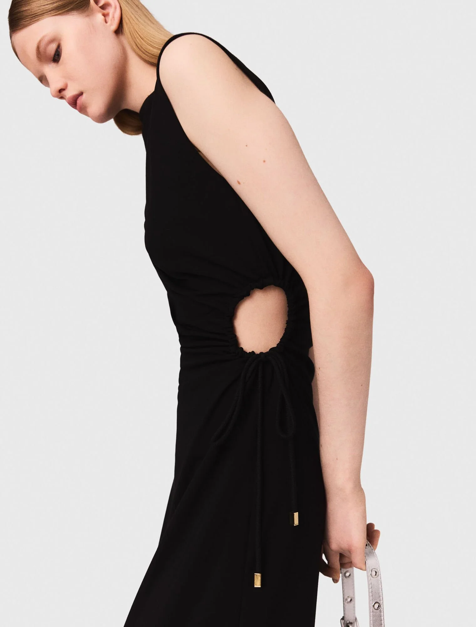 Cutout waist maxi dress Black - Image 2