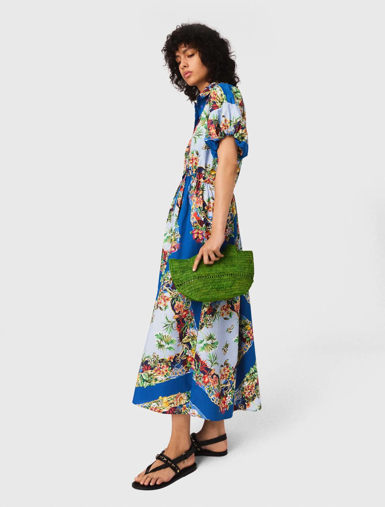 Patterned maxi dress Multicolor Floral Print - Image 2