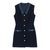 Tweed dress with denim details - Image 8
