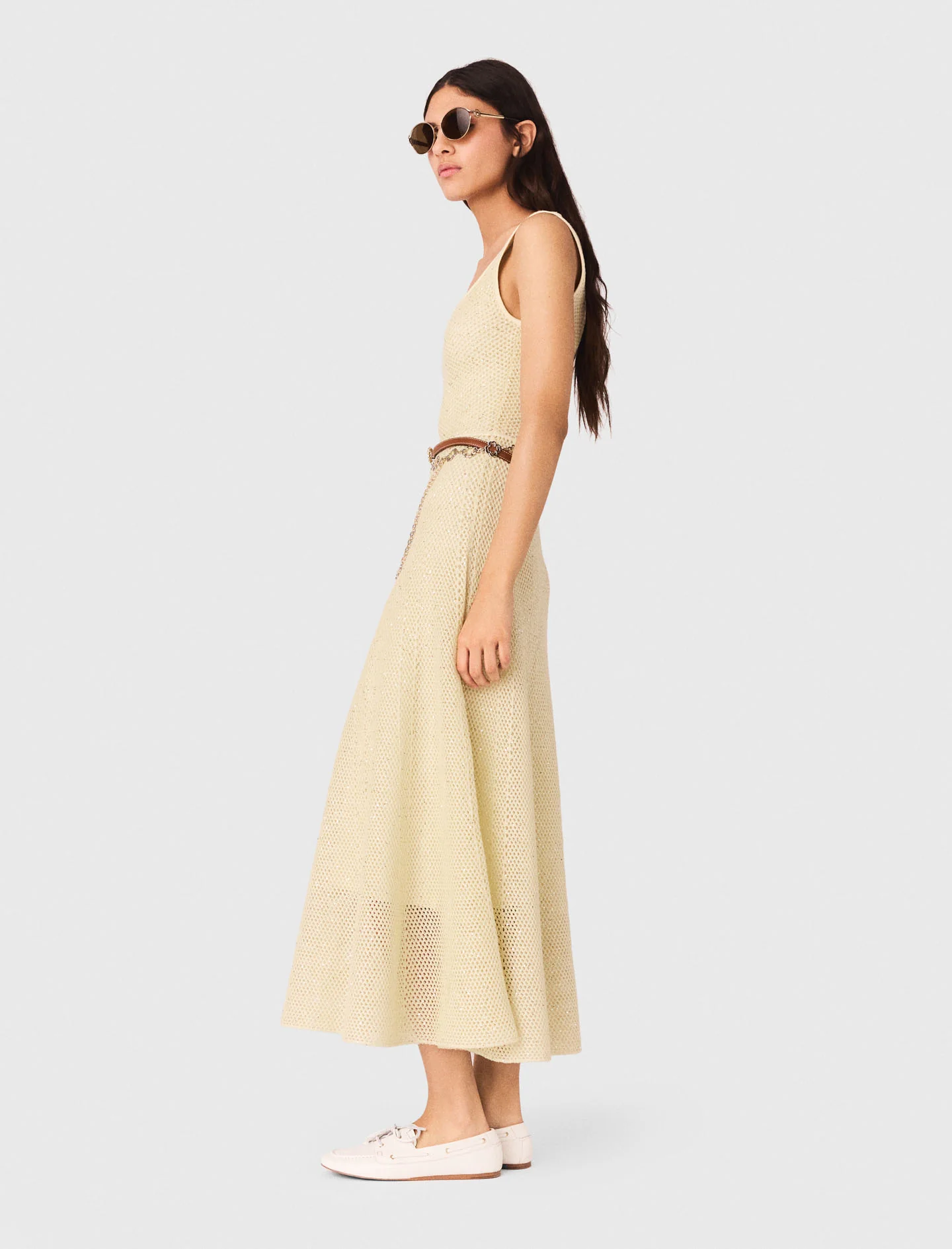 Rhinestone knit maxi dress - Image 3