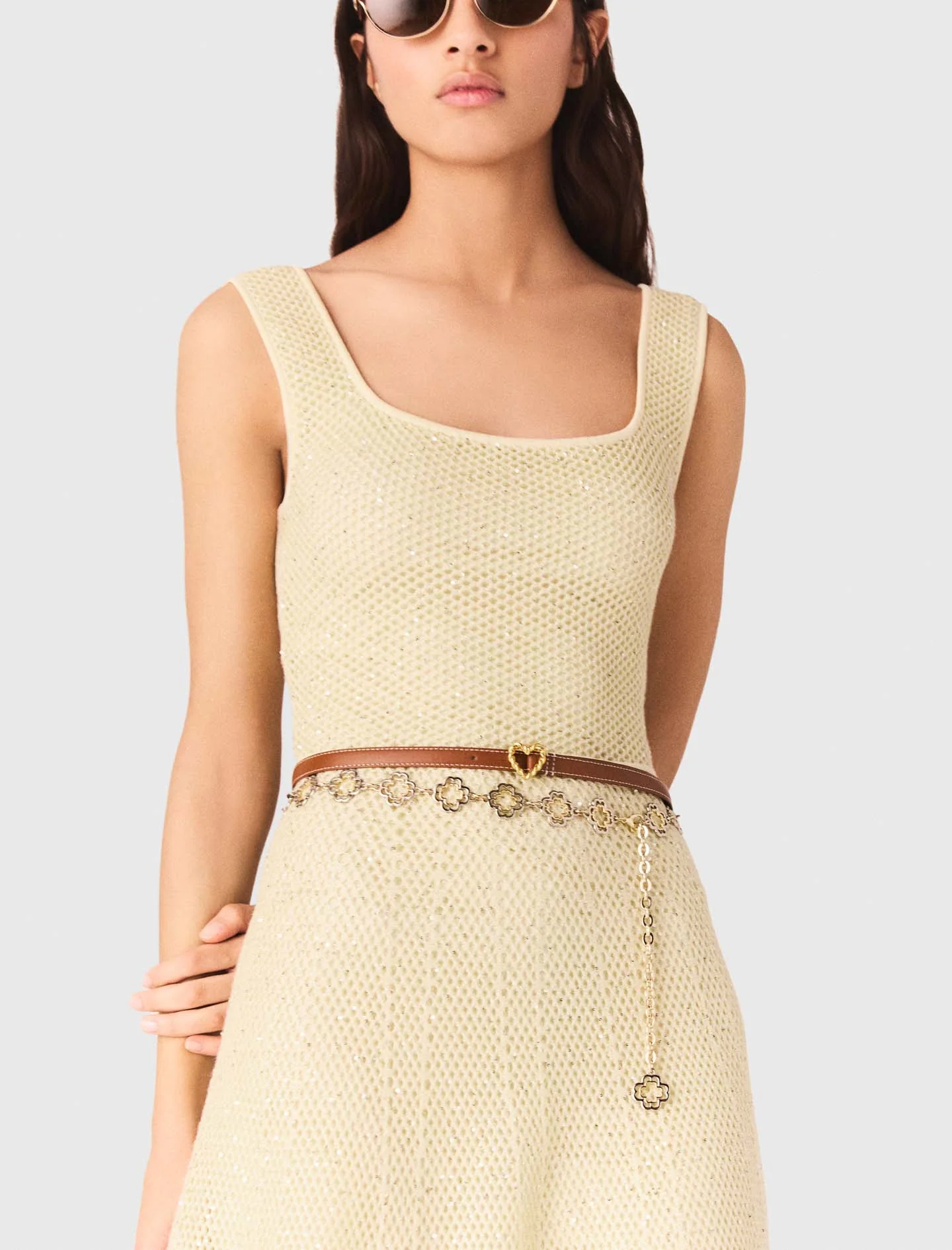 Rhinestone knit maxi dress - Image 6