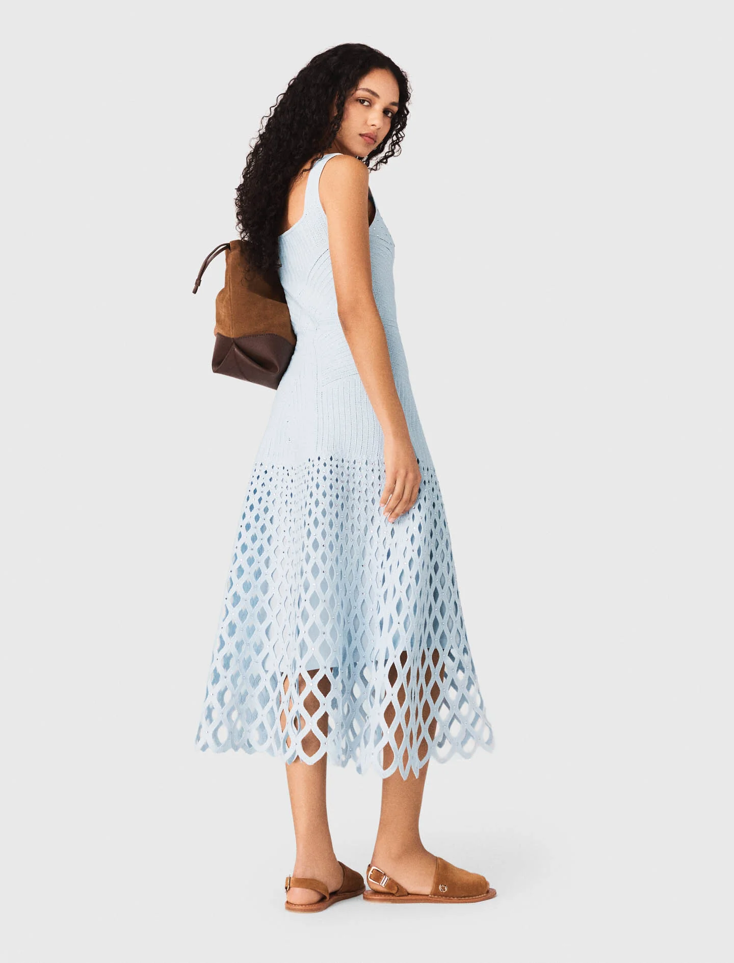 Crochet dress with removable lining - Image 4