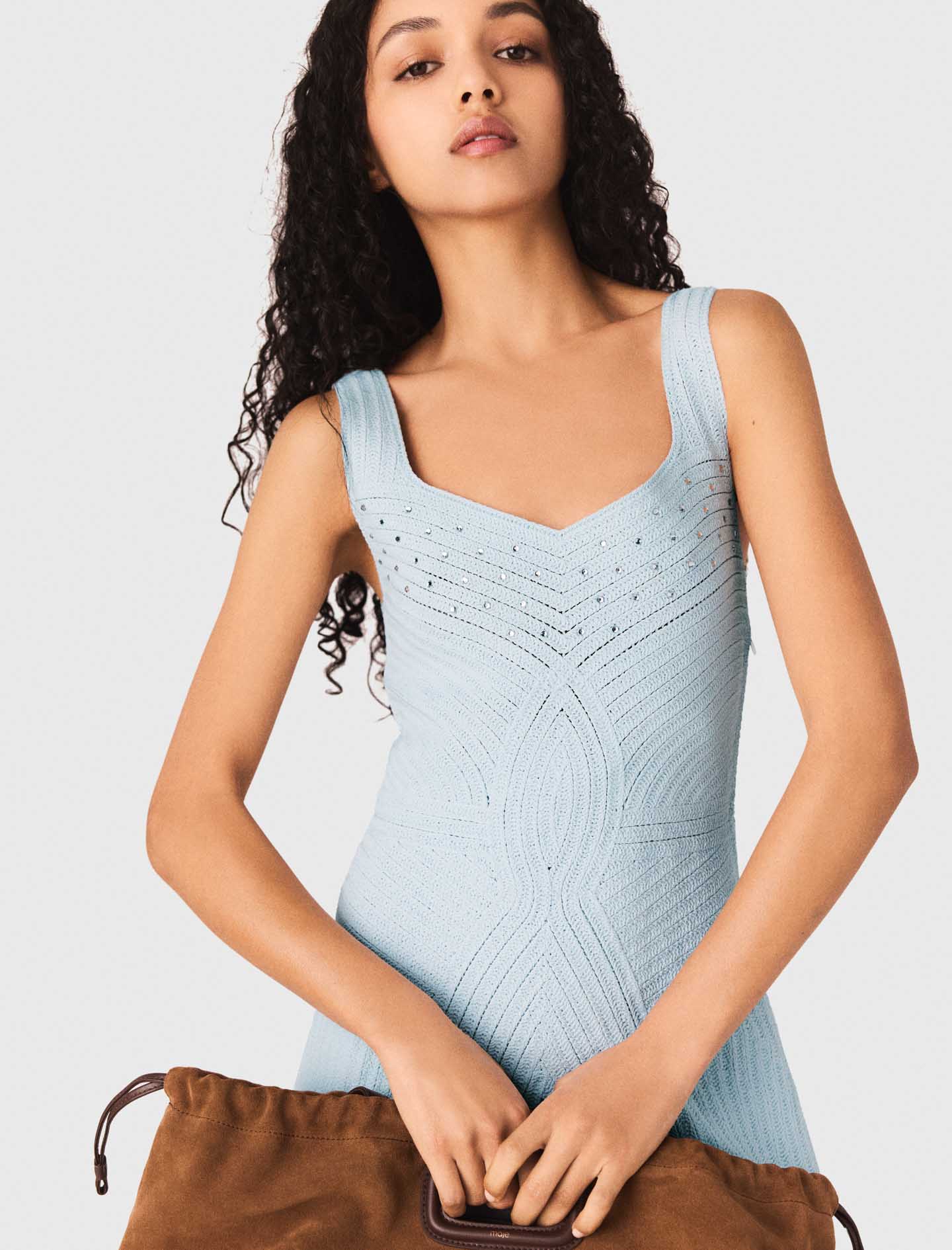 Crochet dress with removable lining - Image 6