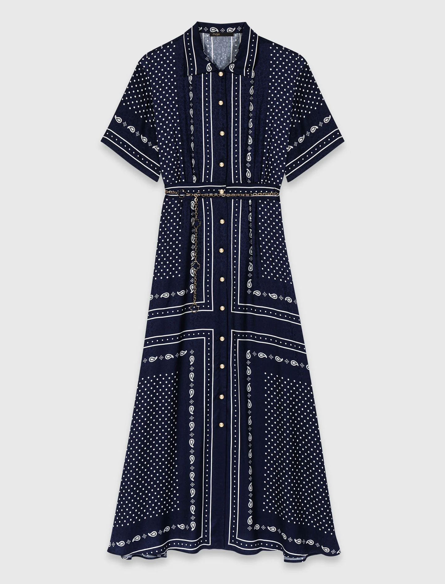Flowy patterned maxi dress - Image 4