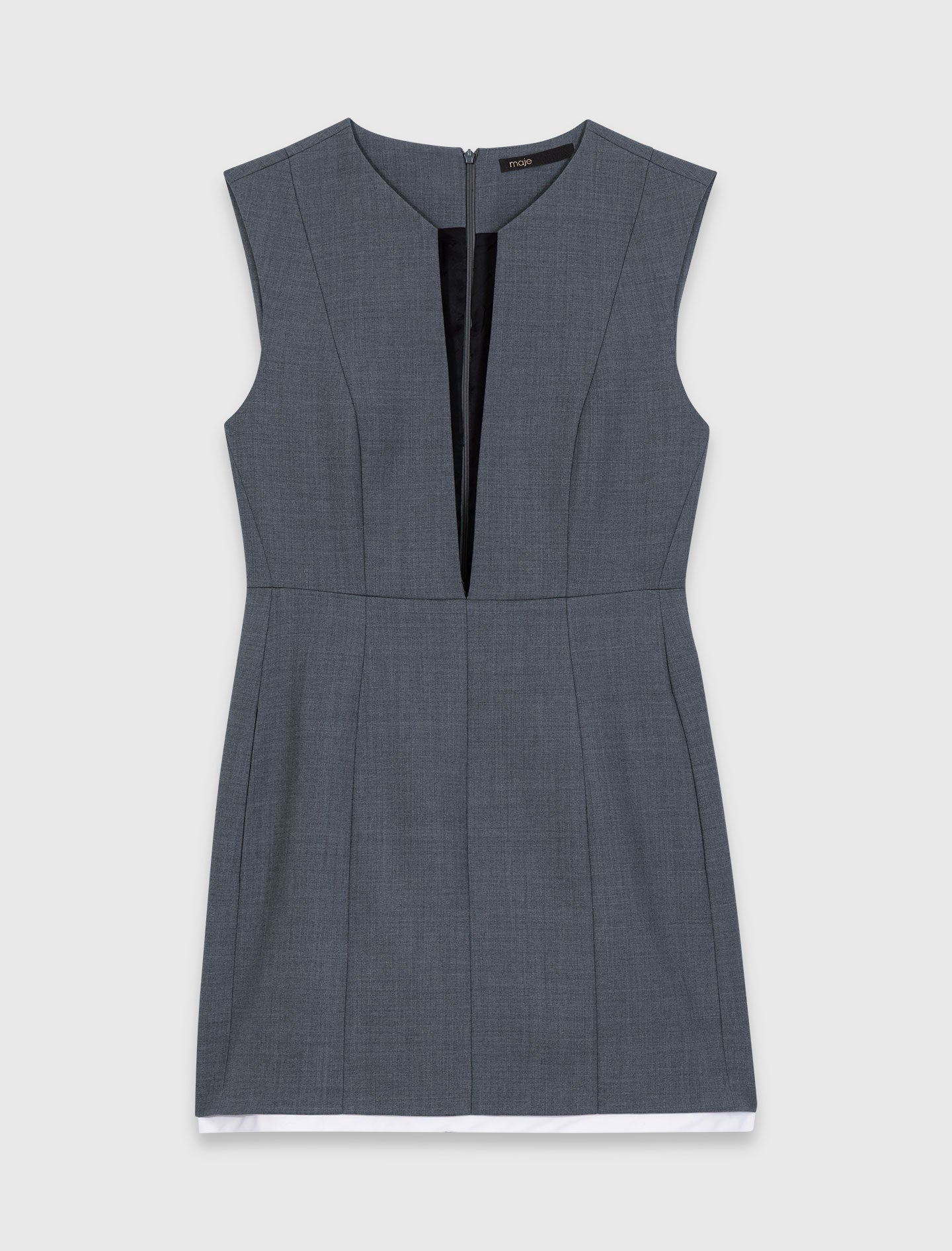 Layered-effect tailored dress - Image 10