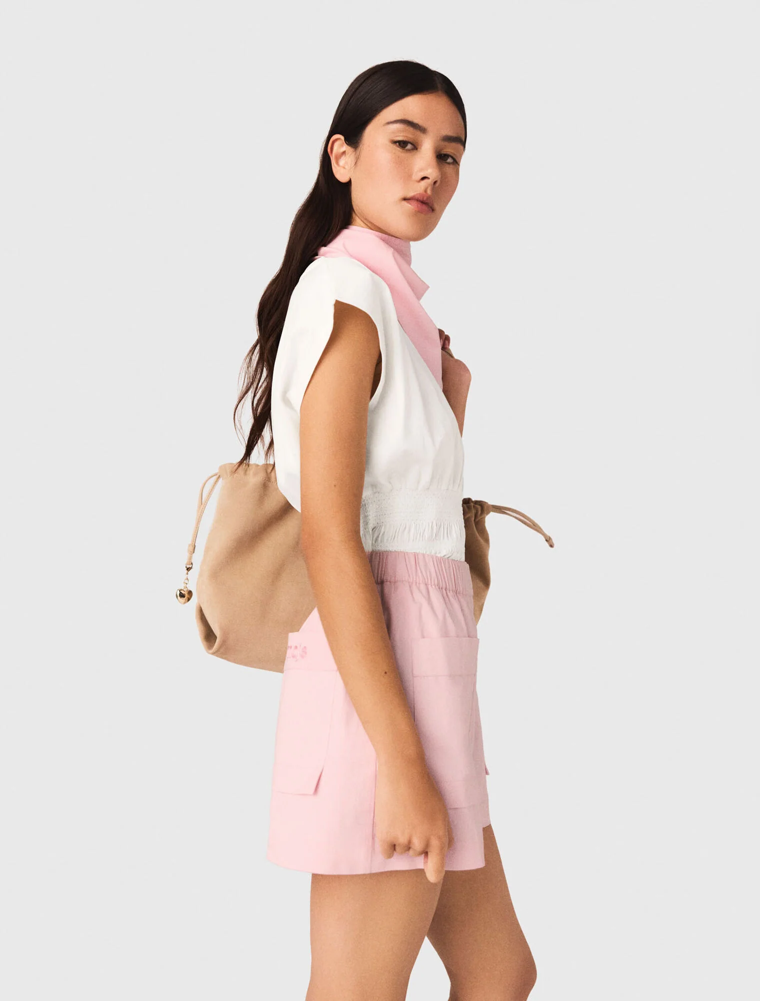 Cotton Shorts Pink - Image 2