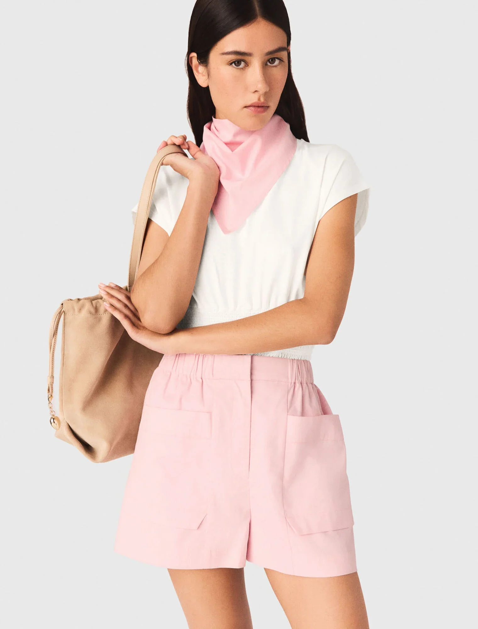 Cotton Shorts Pink - Image 4