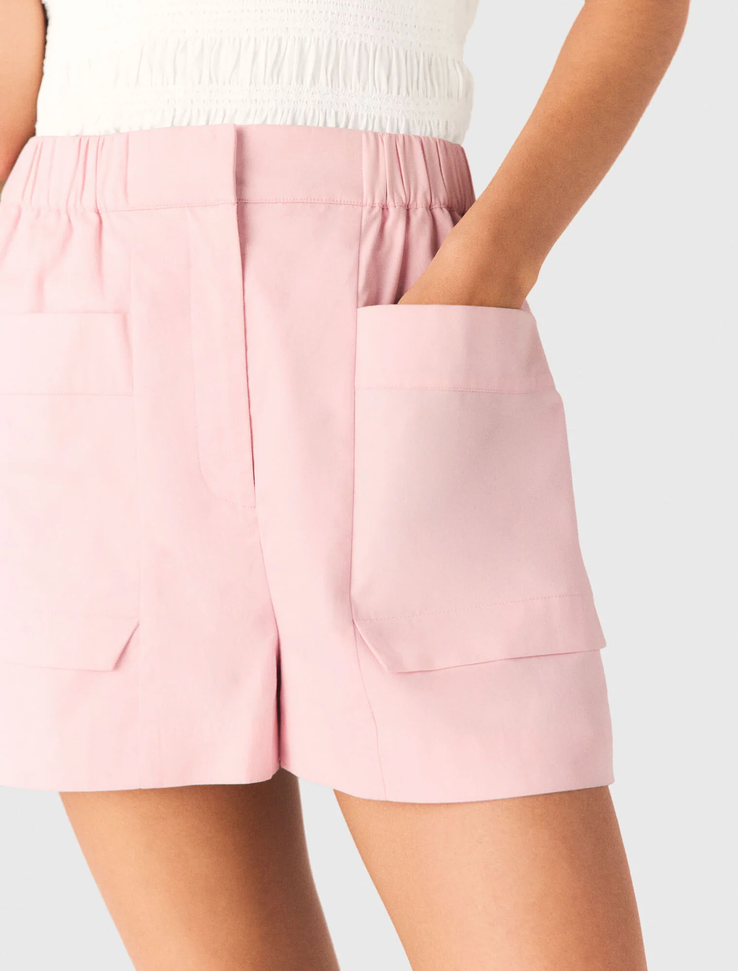 Cotton Shorts Pink - Image 6