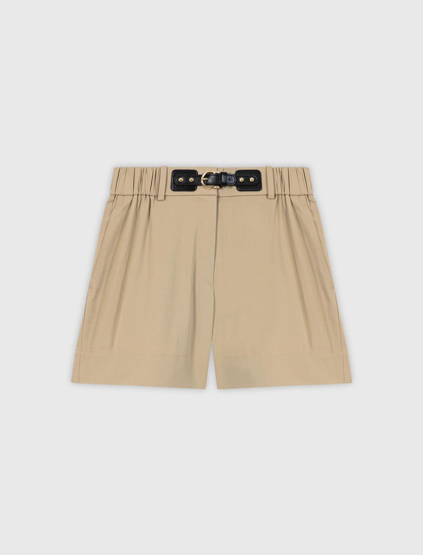 Cotton Shorts Camel - Image 7