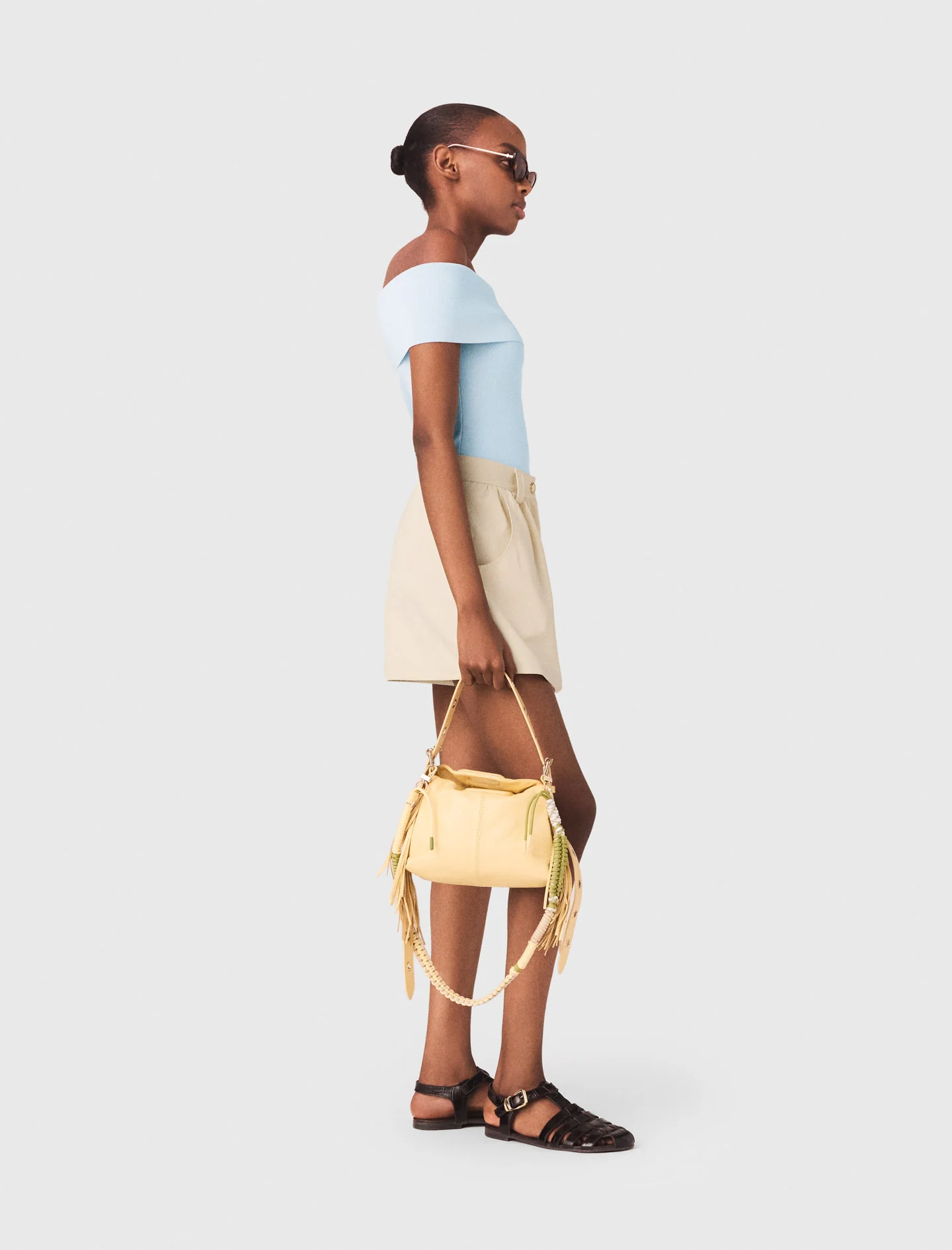 Cotton Skort Ecru - Image 2