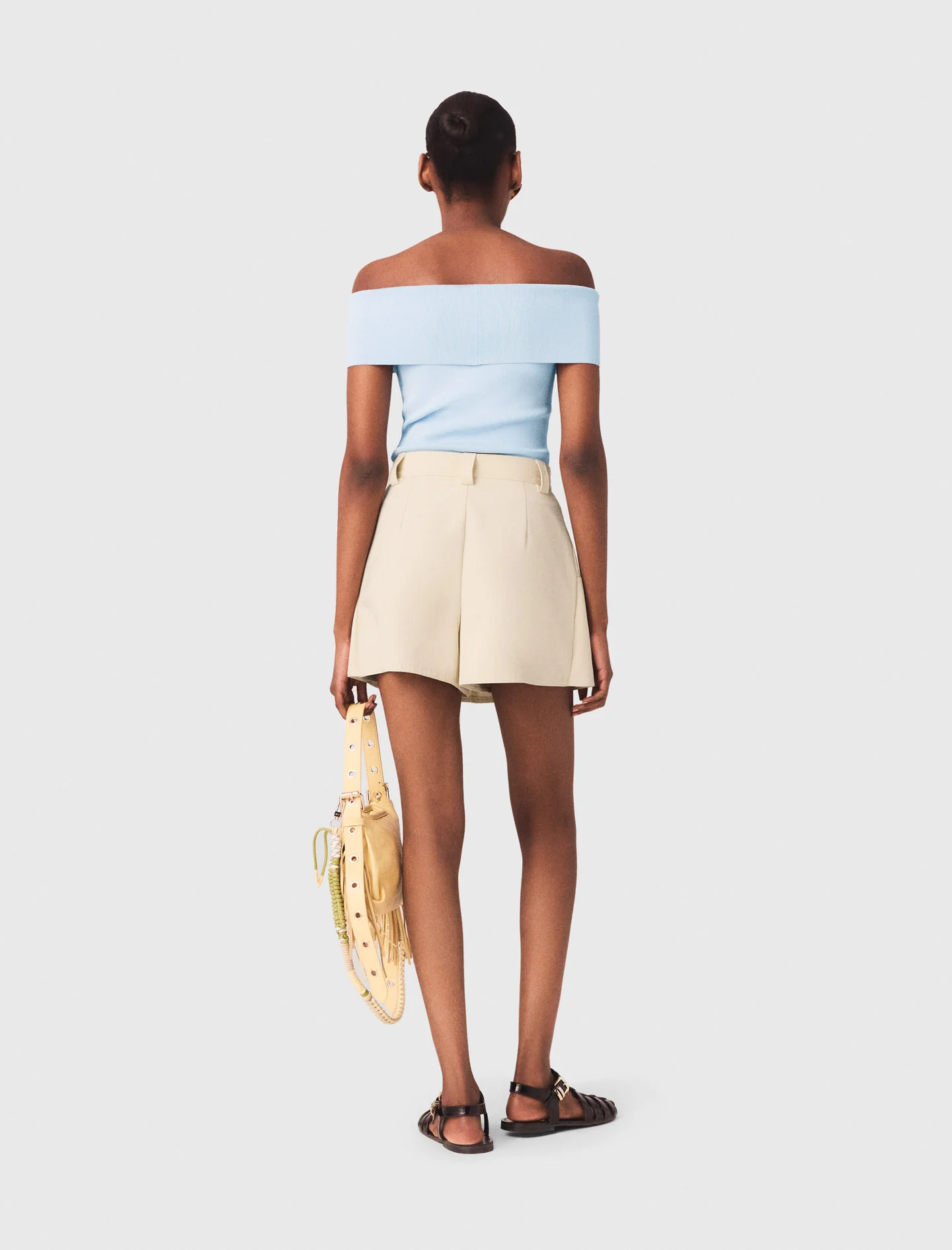 Cotton Skort Ecru - Image 3