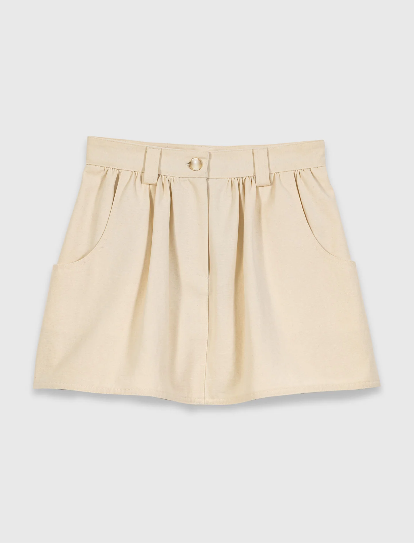 Cotton Skort Ecru - Image 8