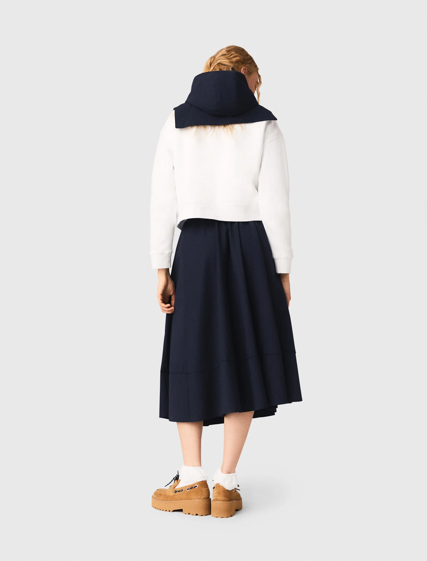 Sailor Print Sweatshirt White - Image 3