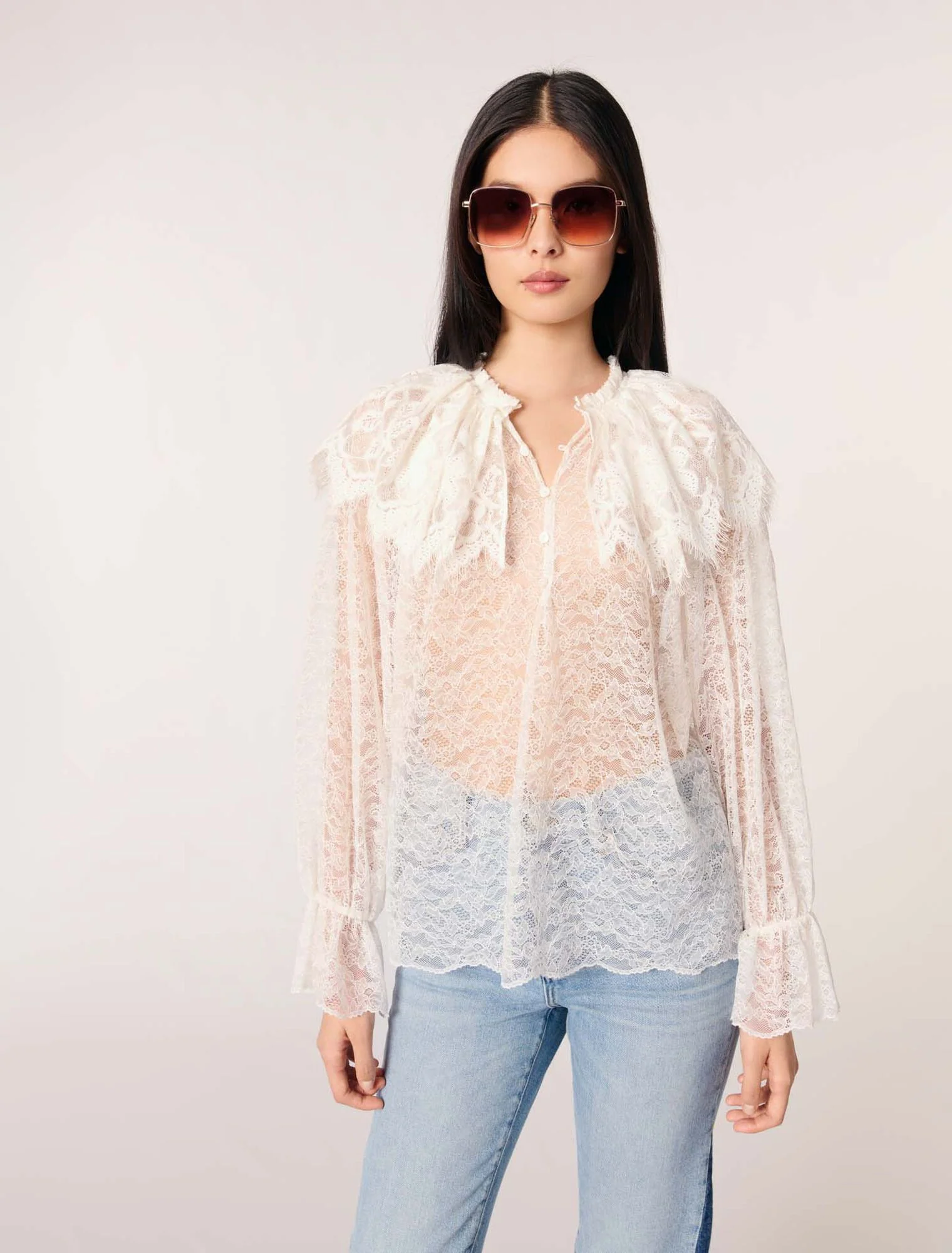 Lace top White - Image 4