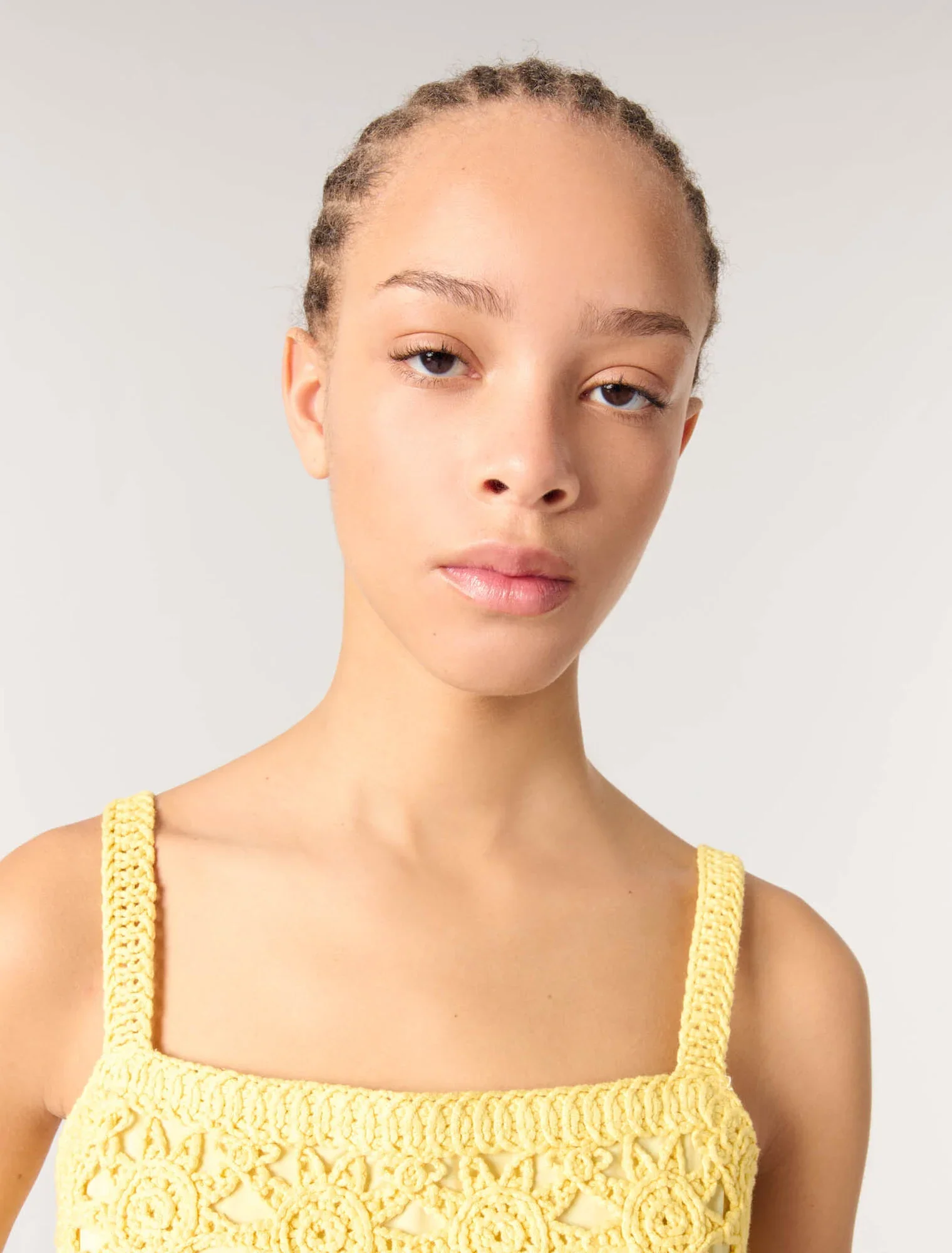 Crochet-knit top Yellow Banana - Image 5