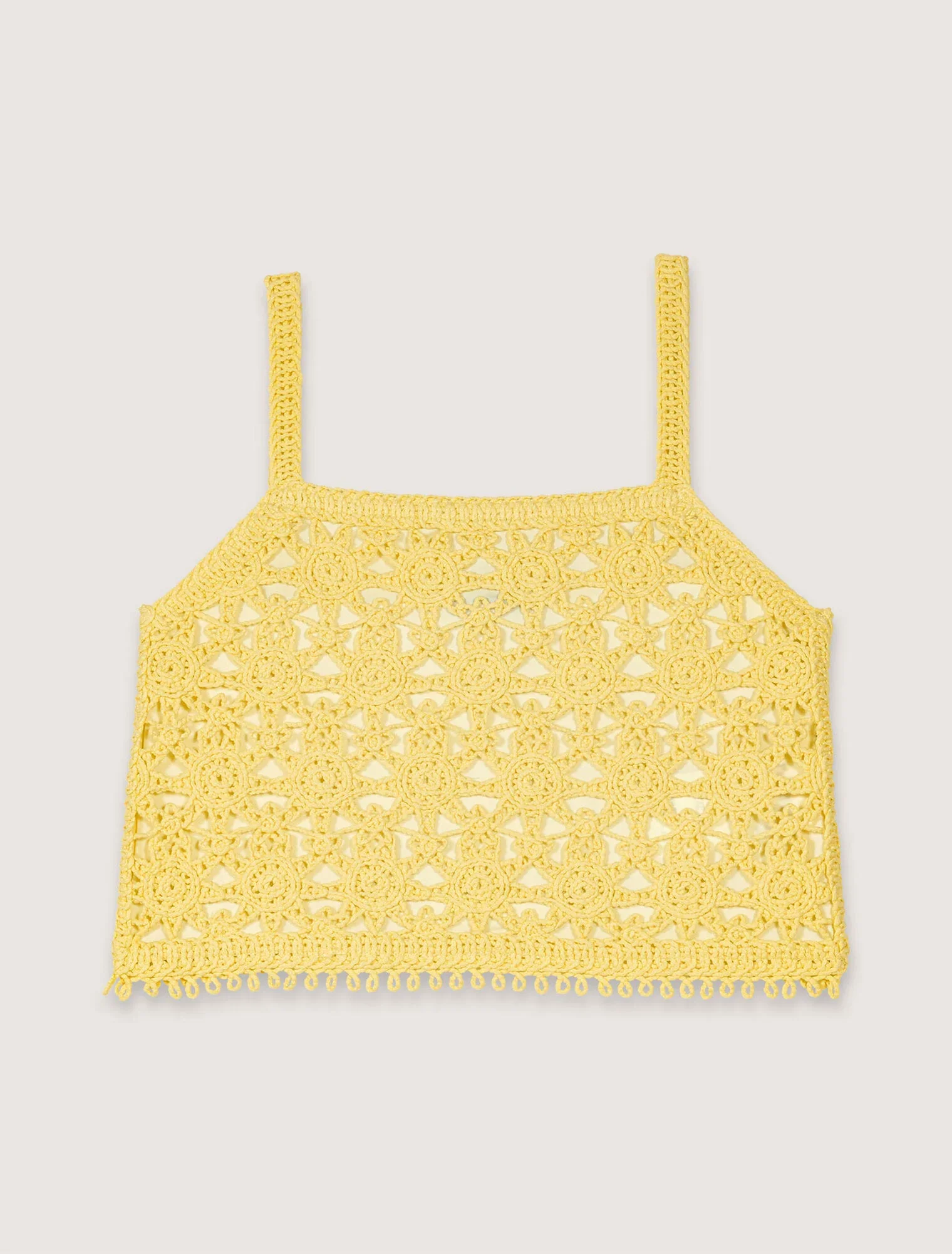 Crochet-knit top Yellow Banana - Image 7
