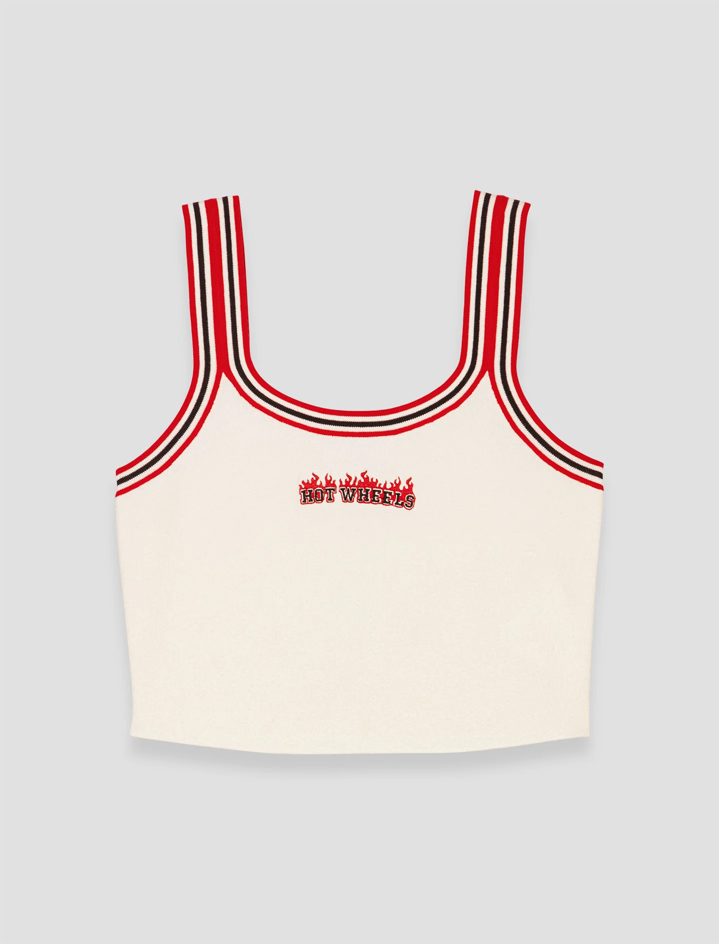 Hot Wheels x Maje Knit crop top White - Image 7