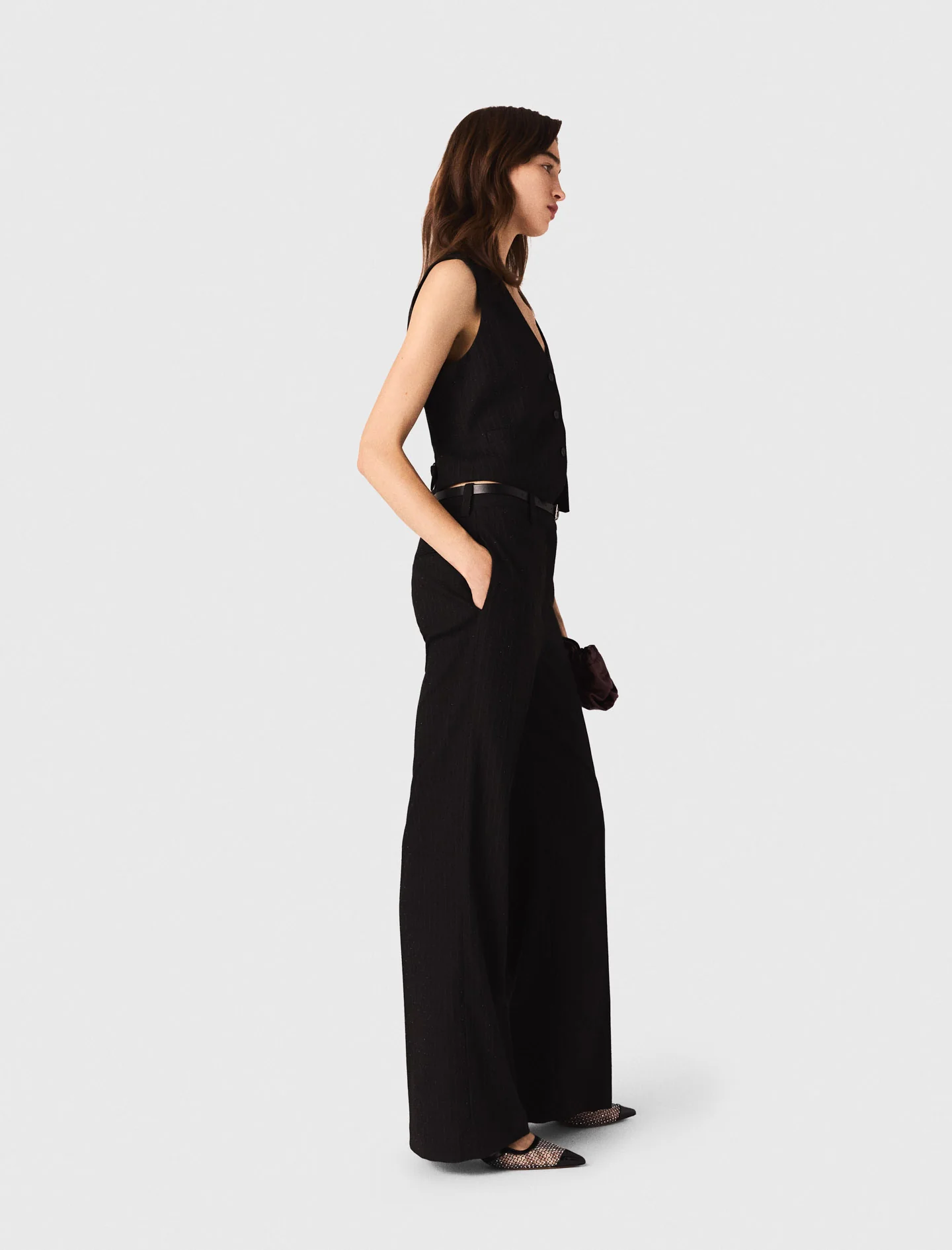 Diamanté tailored jacket Black - Image 2