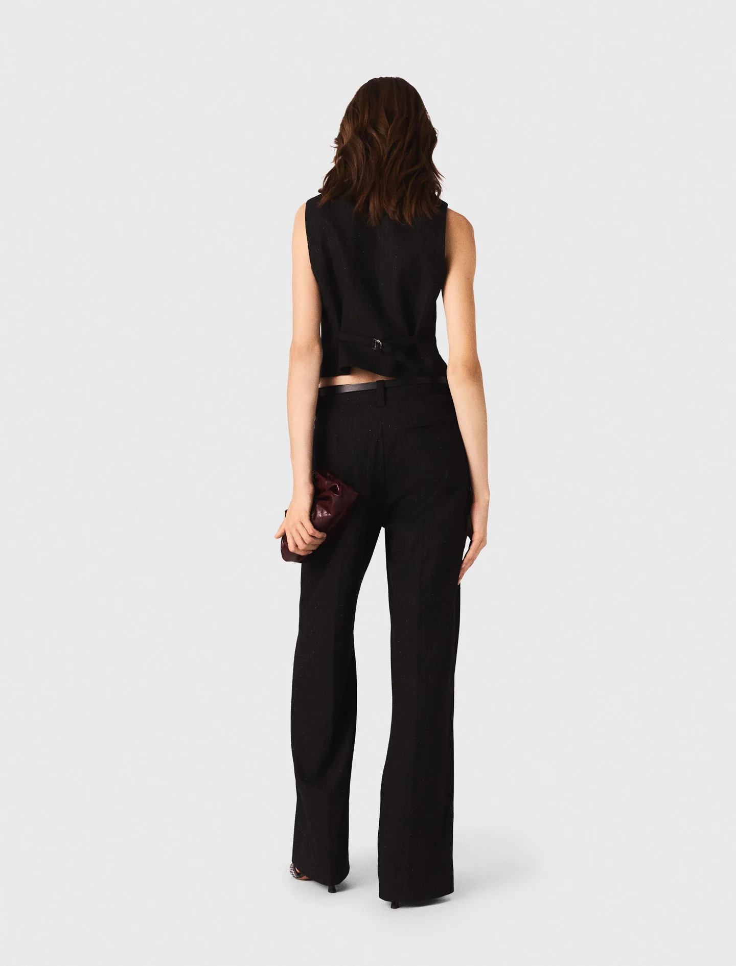 Diamanté tailored jacket Black - Image 3