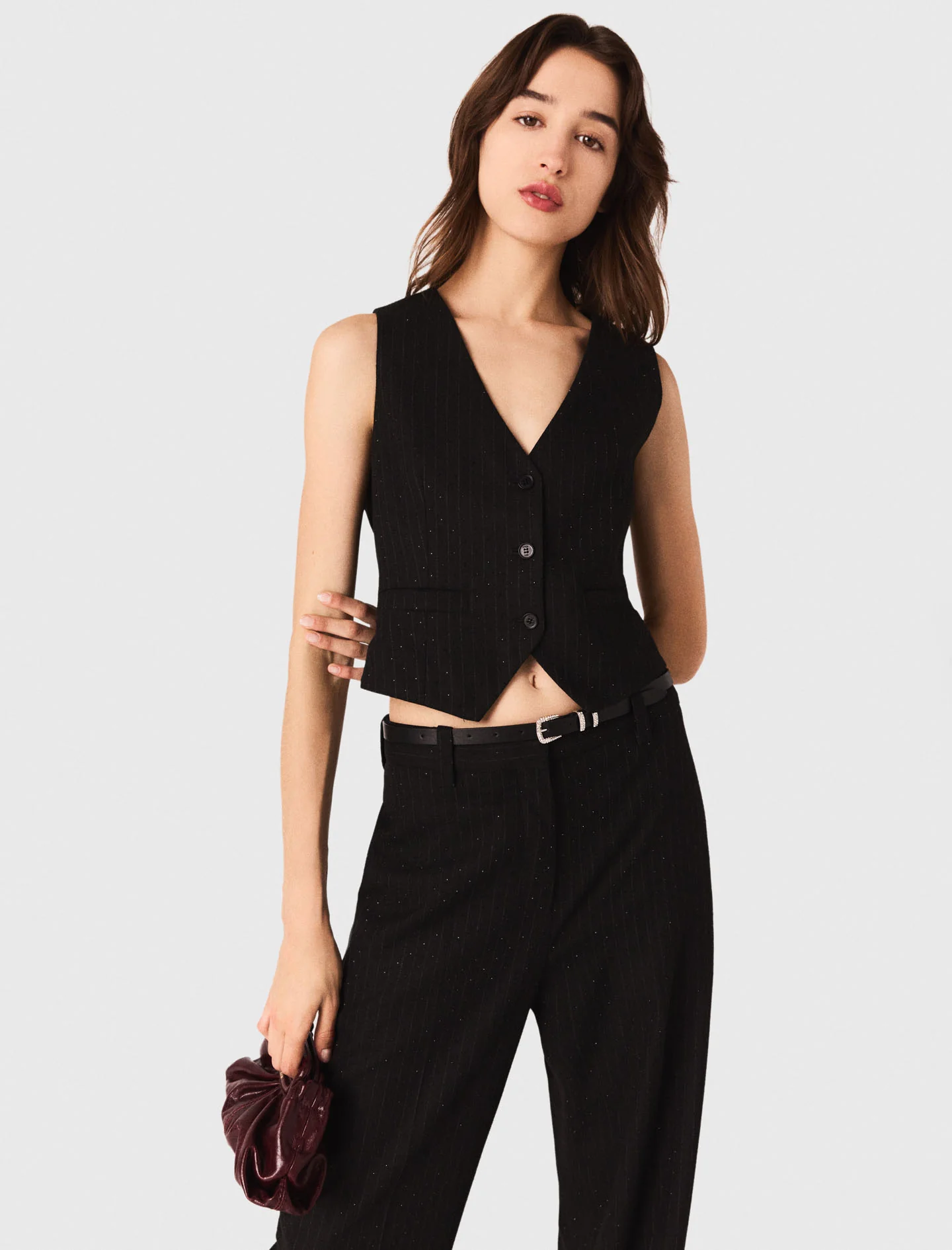 Diamanté tailored jacket Black - Image 4