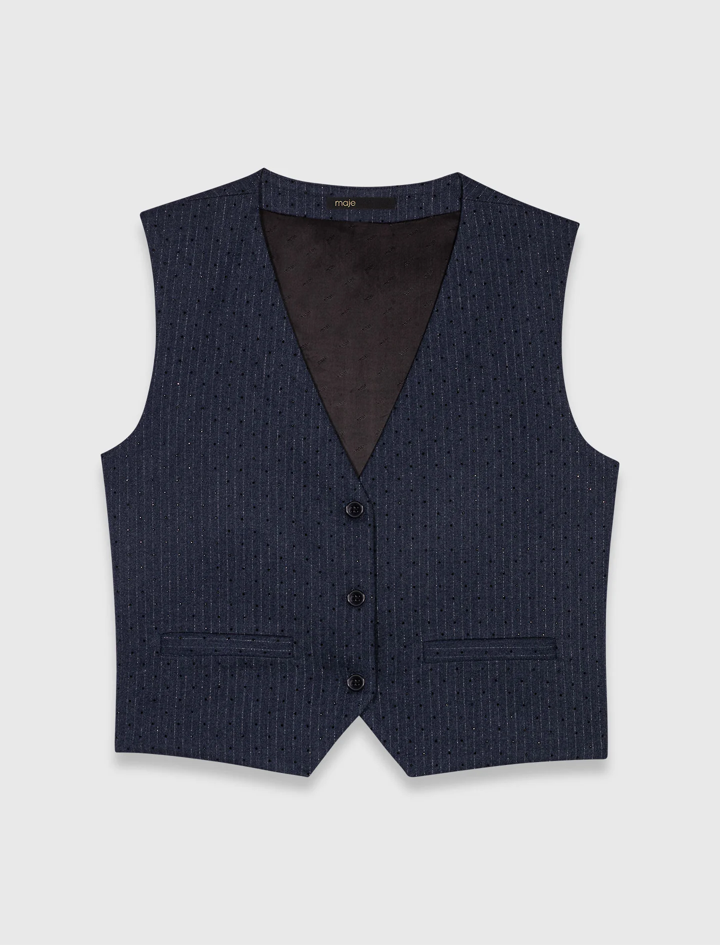Diamanté tailored jacket Blue - Image 9
