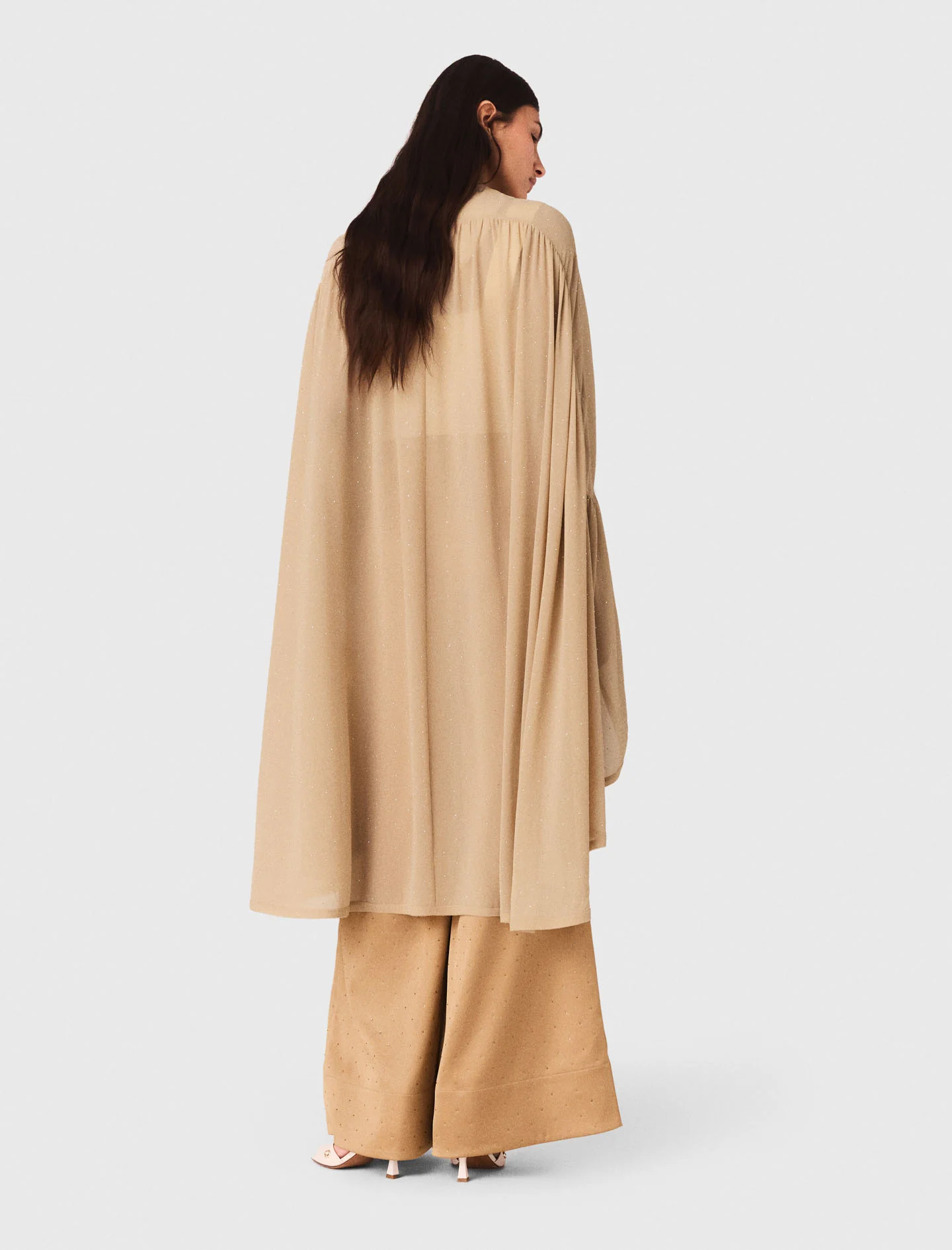 Cape top with jewel collar - Image 3