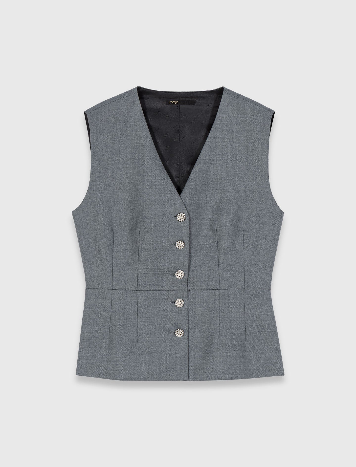 Jewel-button tailored jacket - Image 10