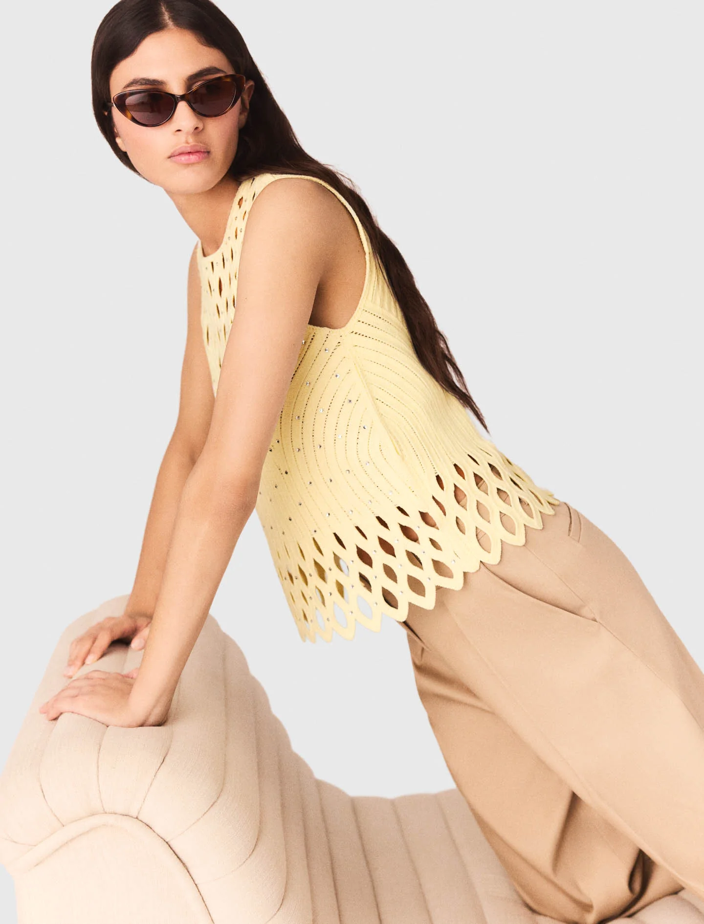 Crochet rhinestone top - Image 6
