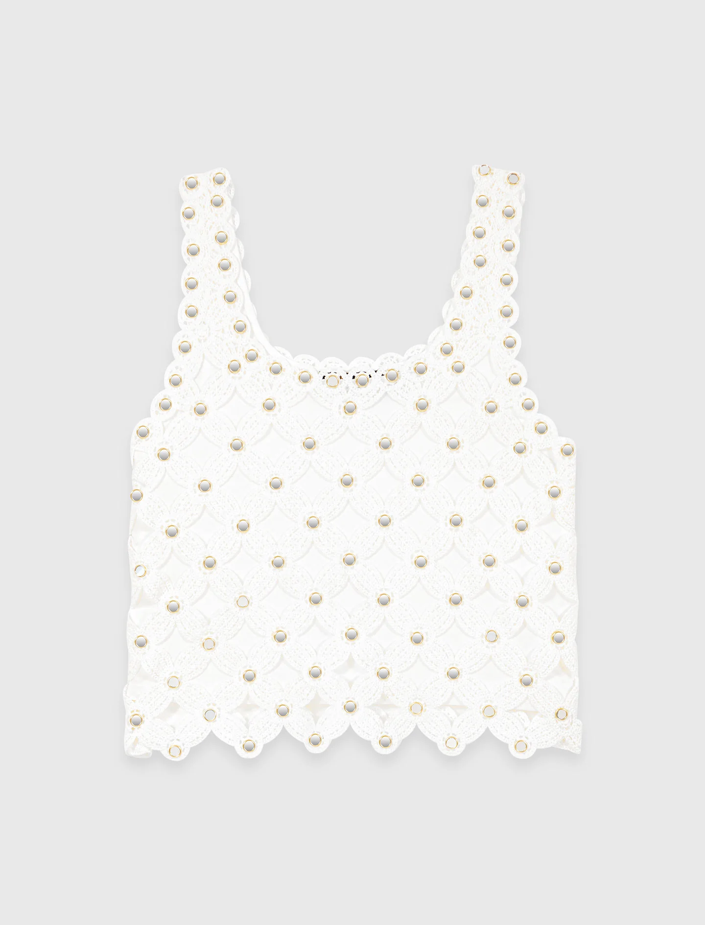 Mirrored Crochet Top White - Image 7