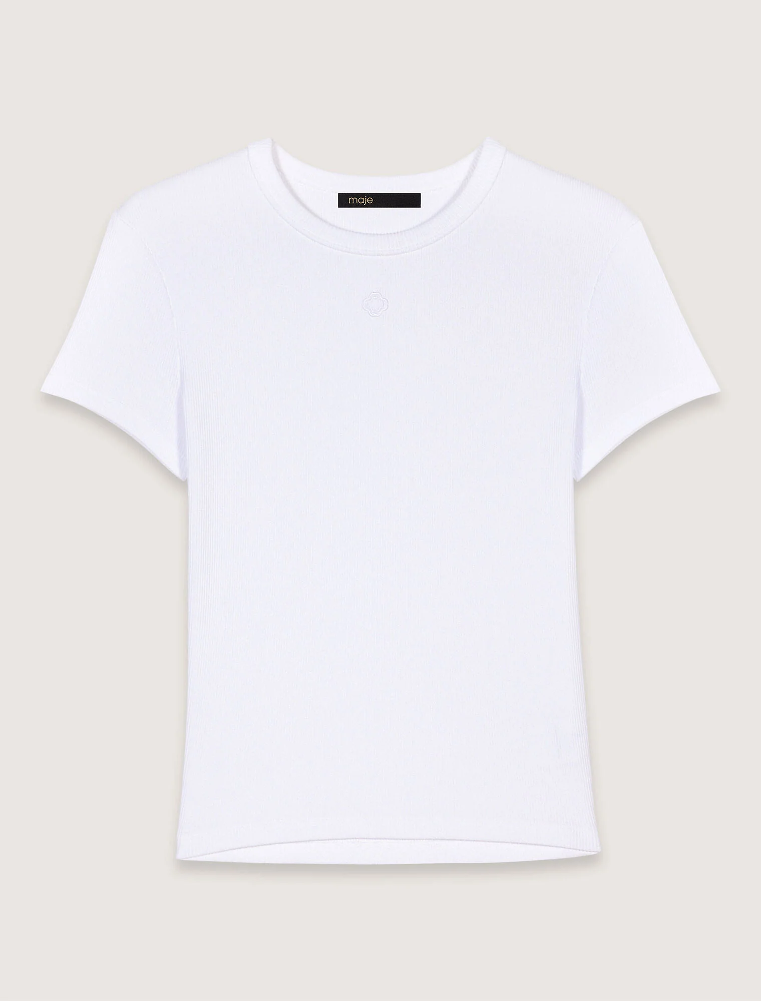 Cotton T-shirt White - Image 7