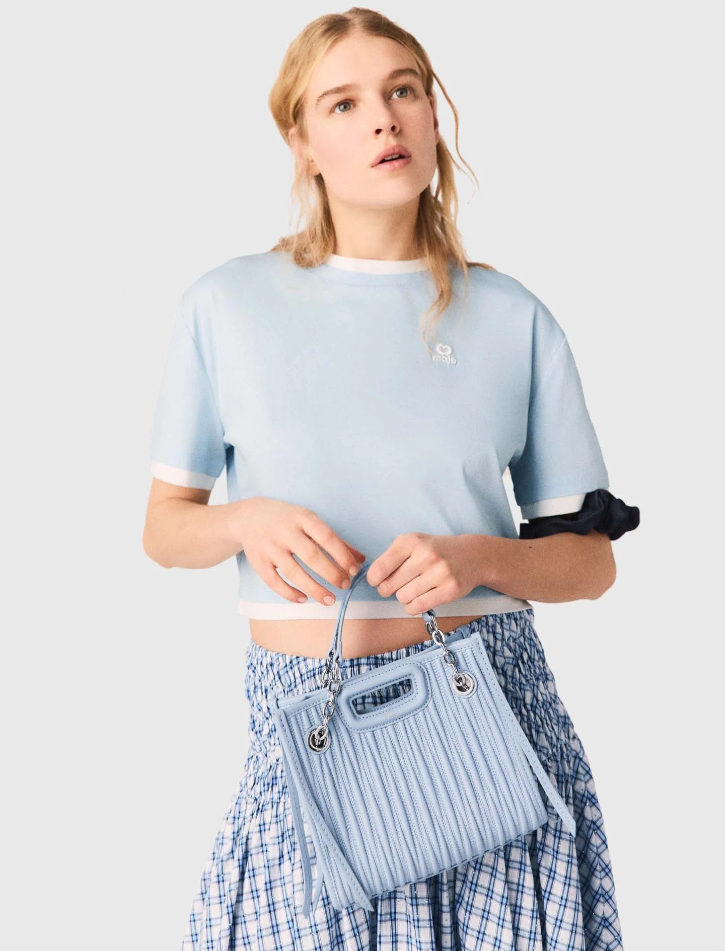 Two-Tone T-Shirt Blue Sky - Image 5