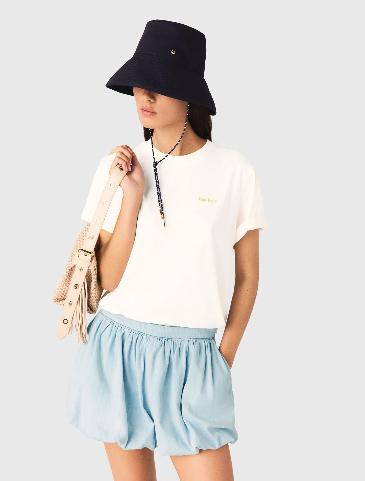 Summer Print T-Shirt White - Image 4