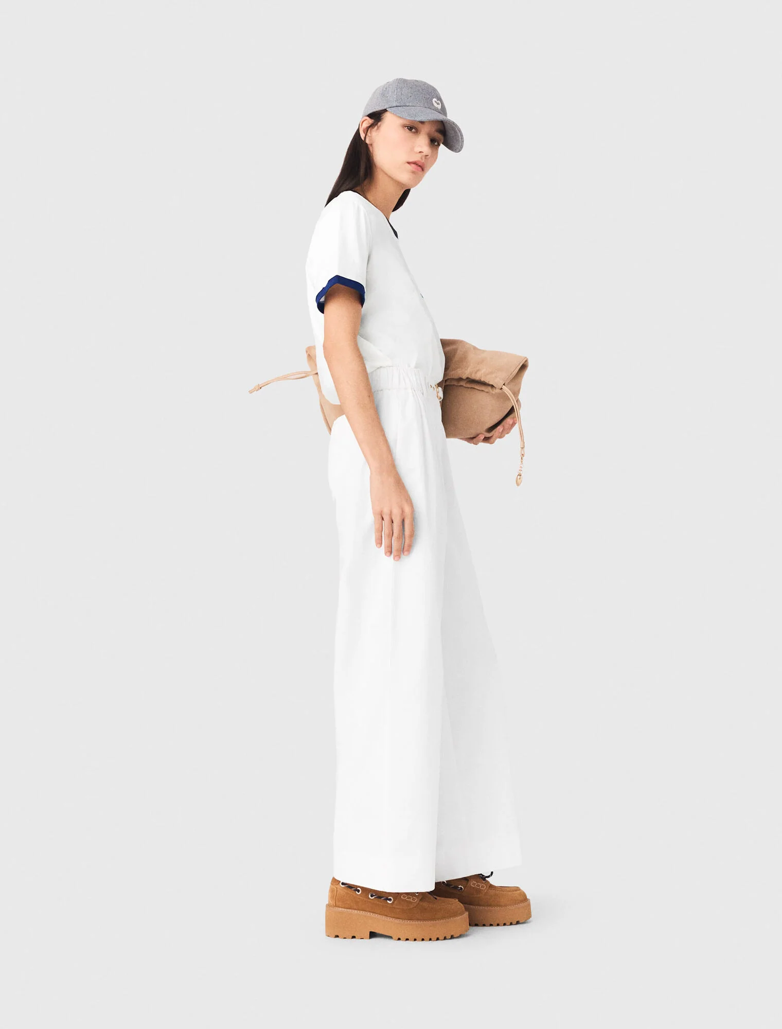 Layered-Look T-Shirt White - Image 2