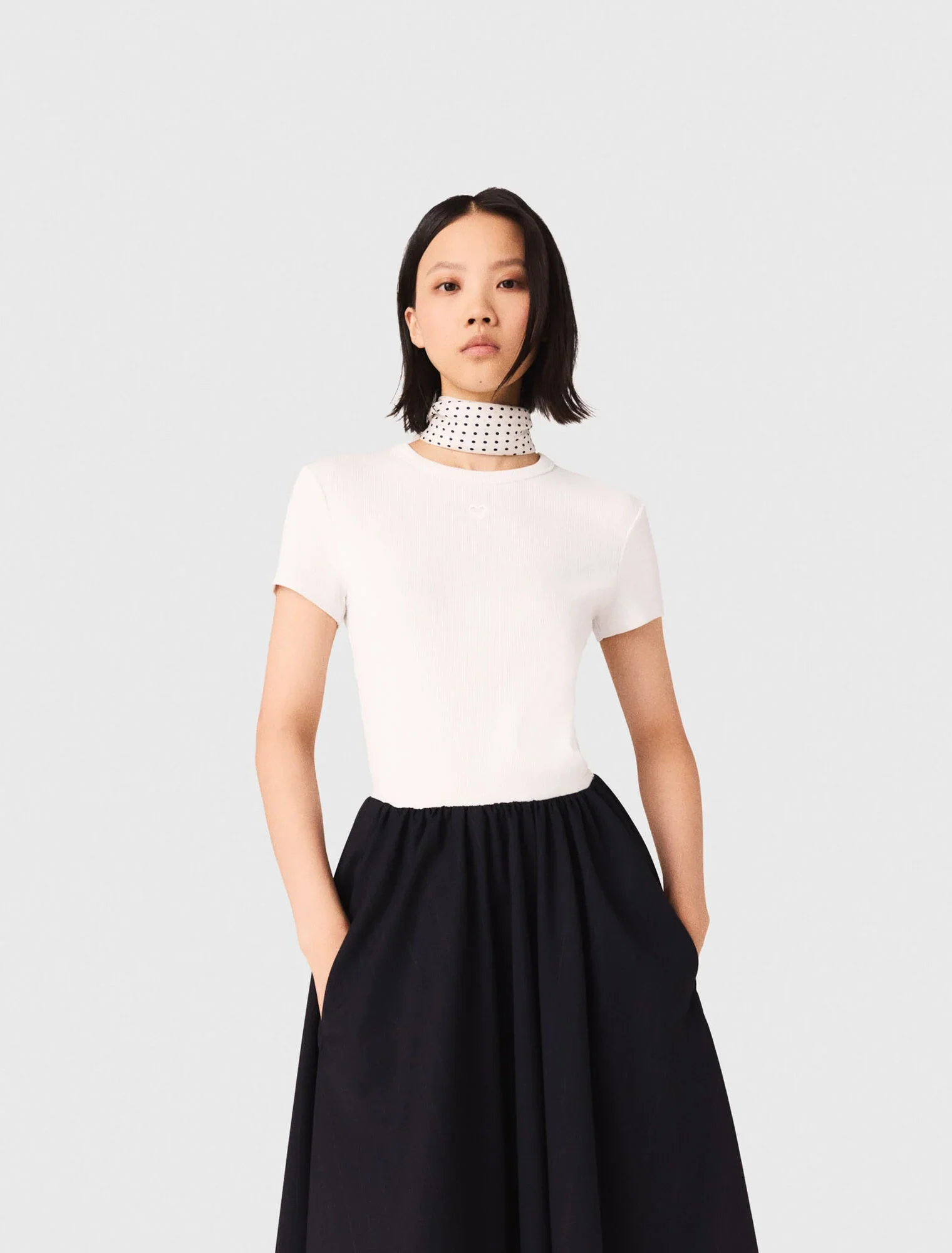 Cotton T-Shirt White - Image 4