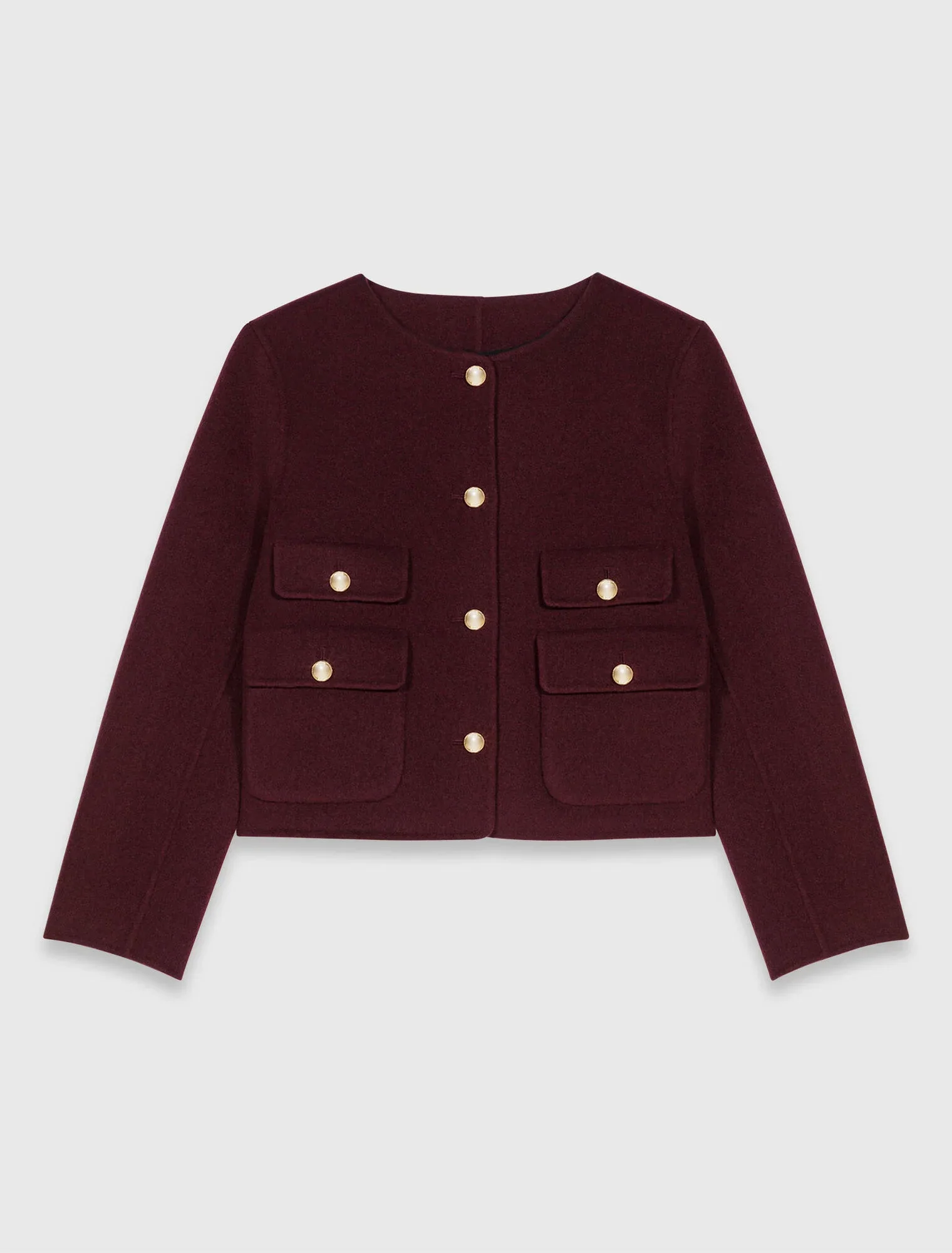 Reversible double-faced jacket Burgundy - Image 7