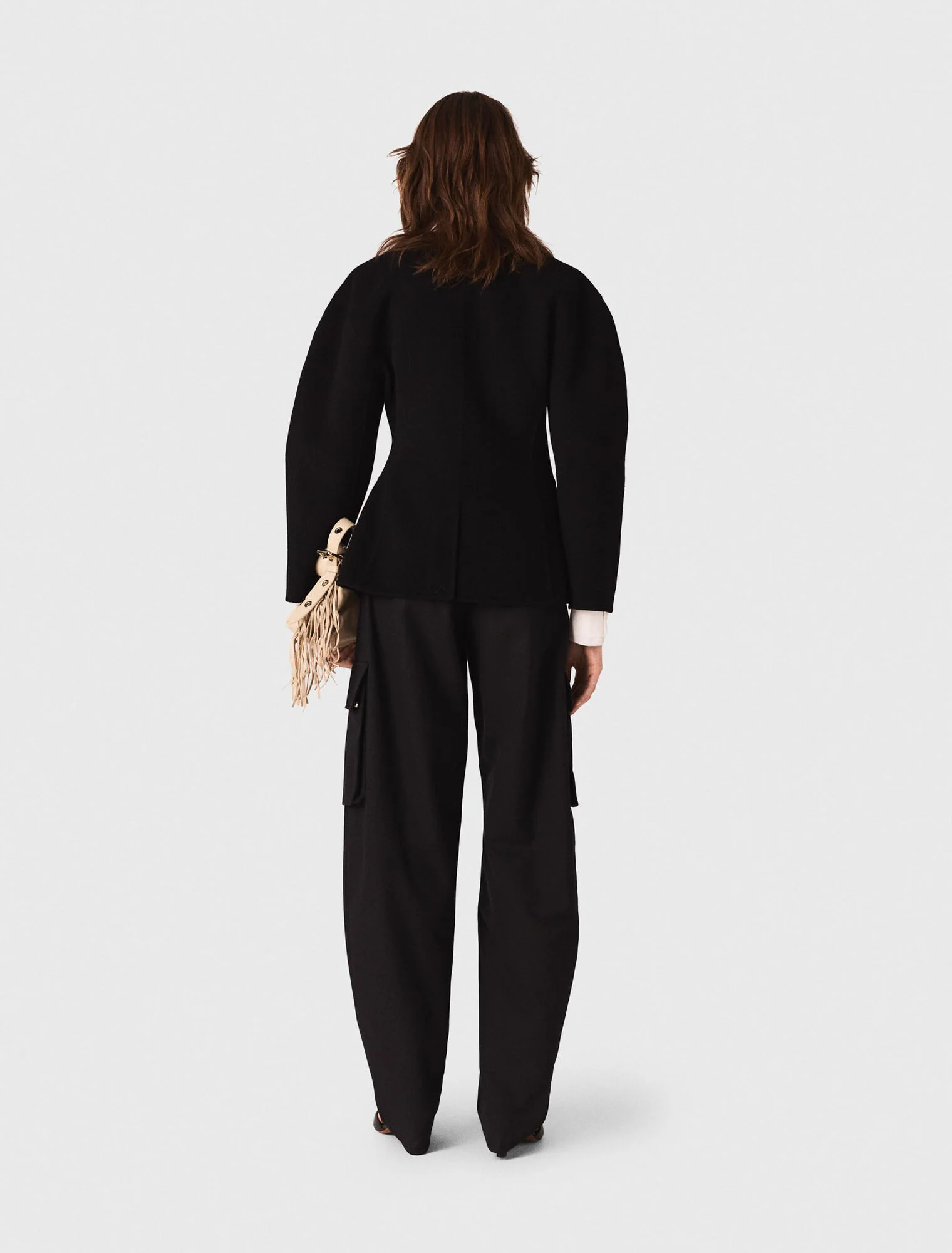 Double-faced coat Black - Image 3