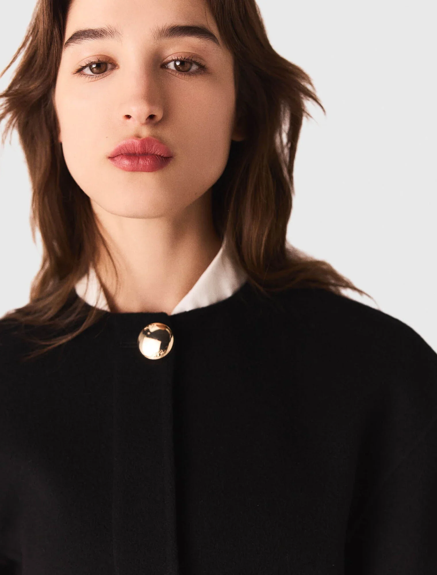 Double-faced coat Black - Image 6